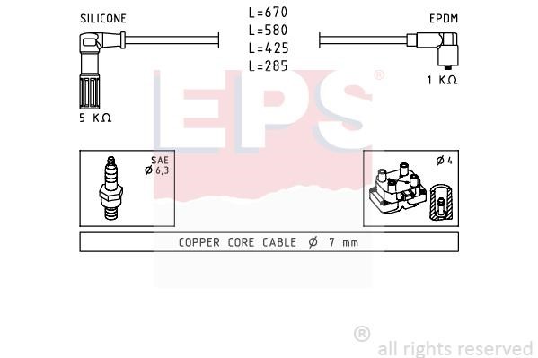 Eps 1500655 Ignition cable kit 1500655