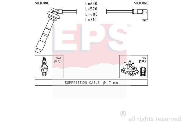 Eps 1501658 Ignition cable kit 1501658