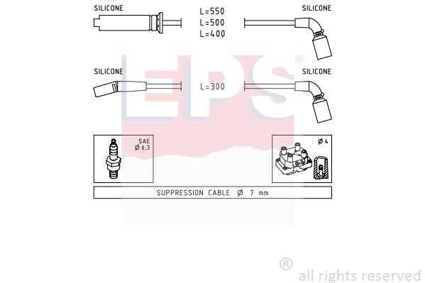 Eps 1501731 Ignition cable kit 1501731