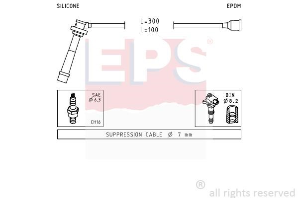 Eps 1499005 Ignition cable kit 1499005