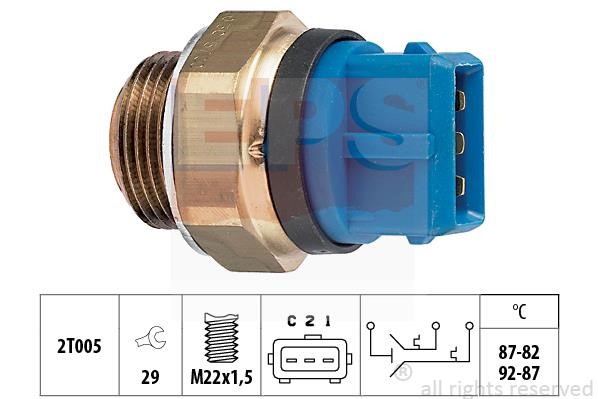 Cooling fan switch Citroen C15: 1850700 Eps Fan switch