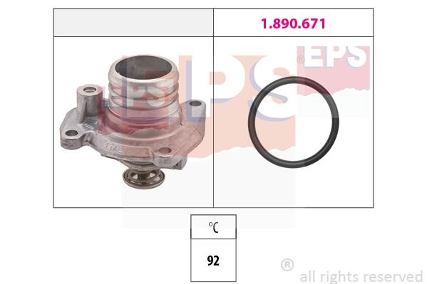 Eps 1.880.458 Thermostat, coolant 1880458