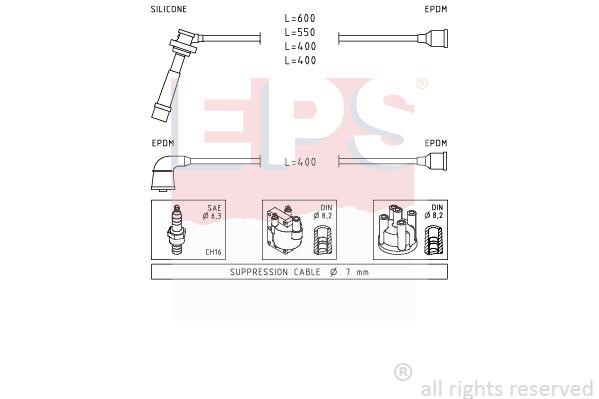 Eps 1499028 Ignition cable kit 1499028