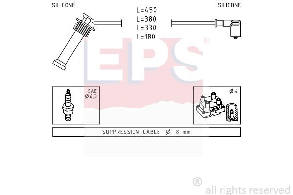 Eps 1501624 Ignition cable kit 1501624