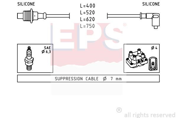 Eps 1500674 Ignition cable kit 1500674
