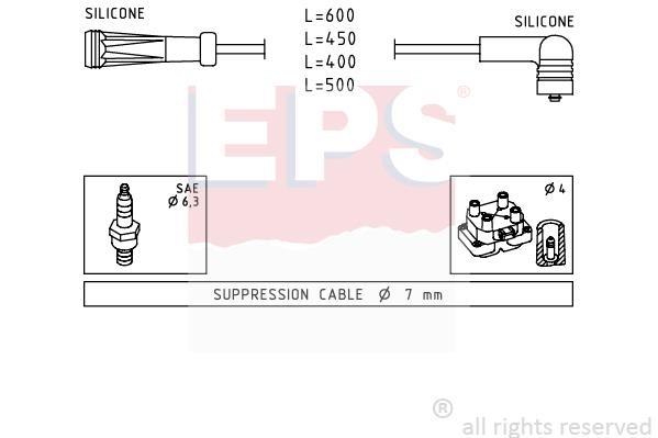 Eps 1501447 Ignition cable kit 1501447