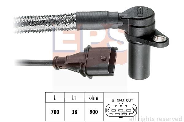 Crank sensor Opel Sintra: 1953284 Eps Crankshaft position sensor