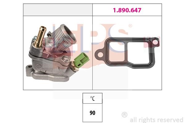 Eps 1.880.733 Thermostat, coolant 1880733