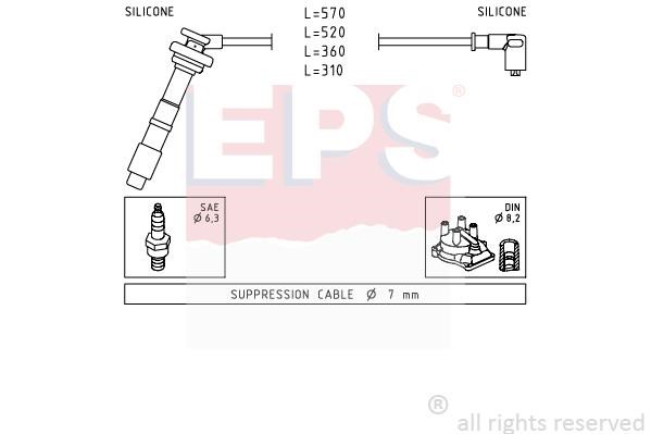 Eps 1500608 Ignition cable kit 1500608