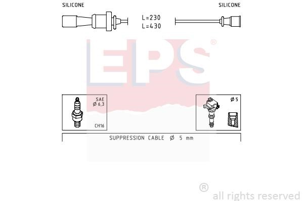Eps 1.499.251 Ignition cable kit 1499251