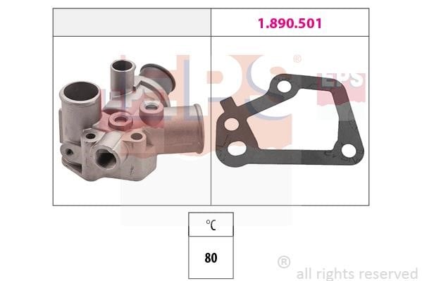 Eps 1.880.144 Thermostat, coolant 1880144