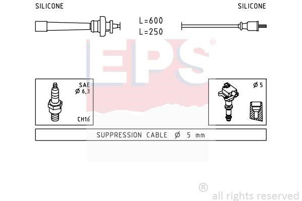 Eps 1501767 Ignition cable kit 1501767