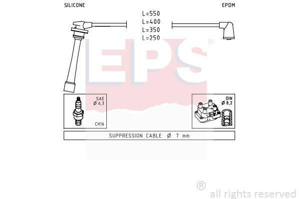 Eps 1501385 Ignition cable kit 1501385