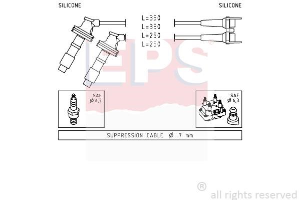 Eps 1499061 Ignition cable kit 1499061