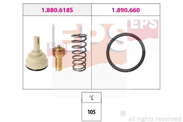 Eps 1.880.618 Thermostat, coolant 1880618