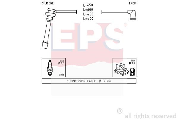 Eps 1501278 Ignition cable kit 1501278