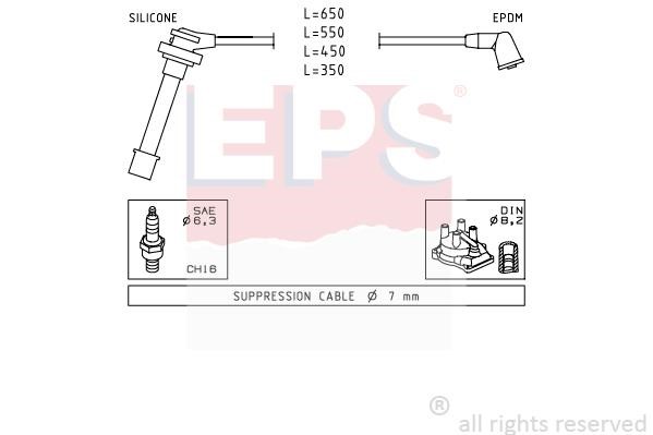 Eps 1501399 Ignition cable kit 1501399