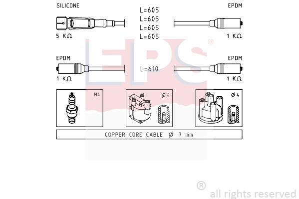 Eps 1500965 Ignition cable kit 1500965