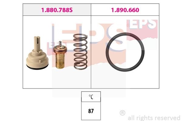 Eps 1.880.788 Thermostat, coolant 1880788