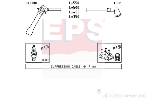 Eps 1501231 Ignition cable kit 1501231
