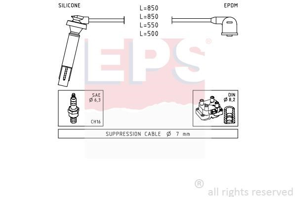 Eps 1.499.106 Ignition cable kit 1499106