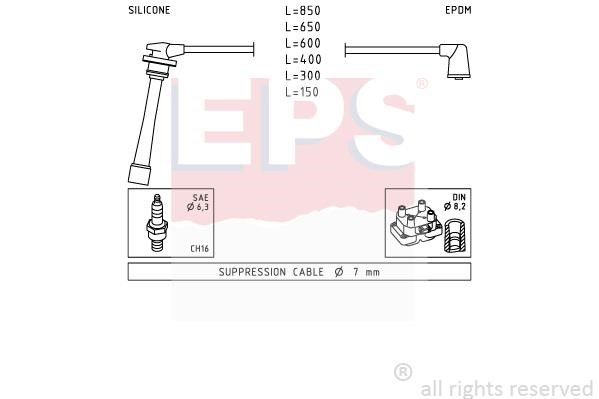 Eps 1.499.236 Ignition cable kit 1499236