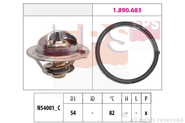 Eps 1.880.727 Thermostat, coolant 1880727