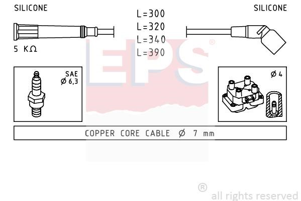 Eps 1500900 Ignition cable kit 1500900