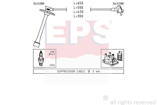 Eps 1501793 Ignition cable kit 1501793