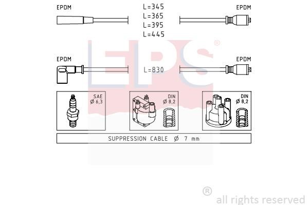 Eps 1500839 Ignition cable kit 1500839