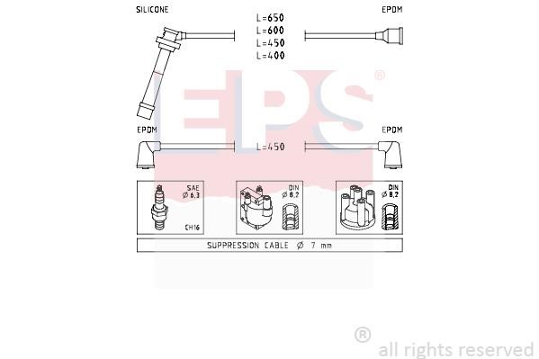 Eps 1499231 Ignition cable kit 1499231