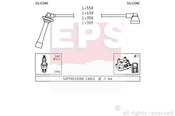 Eps 1501739 Ignition cable kit 1501739