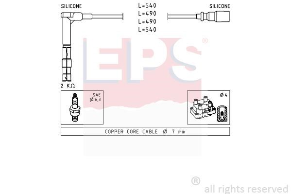 1501305 Eps Ignition lead set