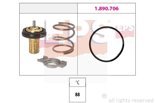 Eps 1.880.822 Thermostat, coolant 1880822
