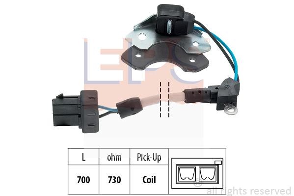 Eps 1.930.161/1 Crankshaft position sensor 19301611