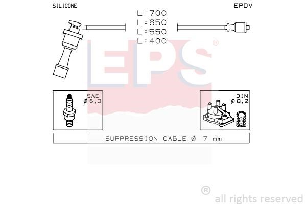 Eps 1501401 Ignition cable kit 1501401
