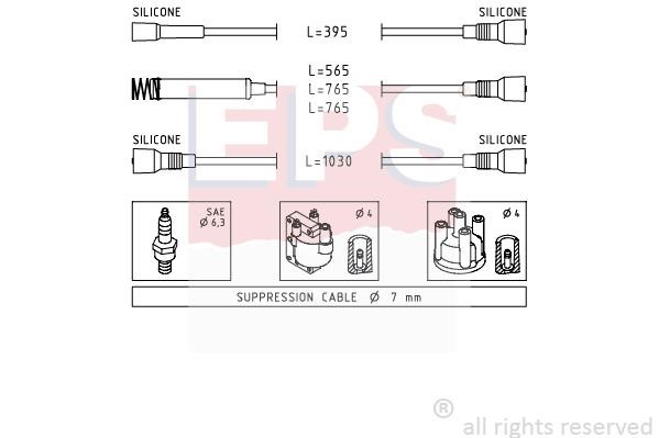 Eps 1500527 Ignition cable kit 1500527