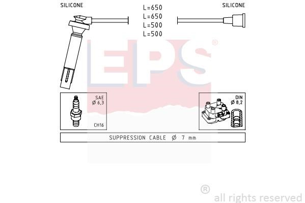 Eps 1501819 Ignition cable kit 1501819