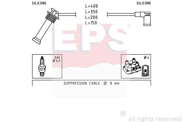 Eps 1.499.242 Ignition cable kit 1499242