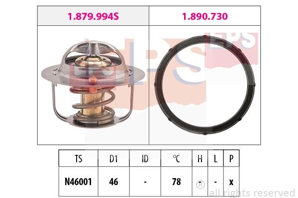 Eps 1.879.994 Thermostat, coolant 1879994