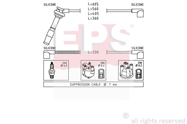Eps 1500609 Ignition cable kit 1500609