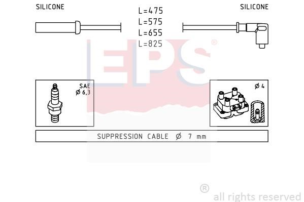 Eps 1500494 Ignition cable kit 1500494