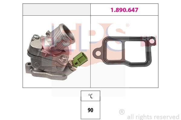 Eps 1.880.606 Thermostat, coolant 1880606