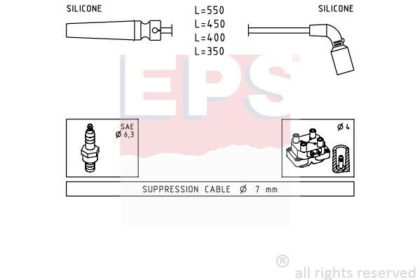 Eps 1501680 Ignition cable kit 1501680