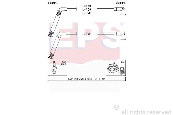 Eps 1499208 Ignition cable kit 1499208