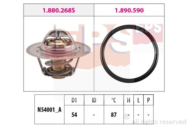 Eps 1.880.268 Thermostat, coolant 1880268