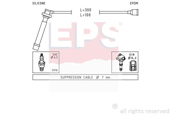 Eps 1.499.013 Ignition cable kit 1499013