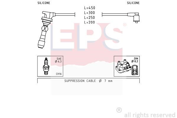 Eps 1499255 Ignition cable kit 1499255
