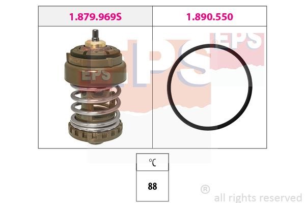 Eps 1.879.969 Thermostat, coolant 1879969