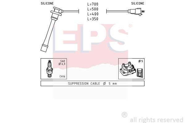 Eps 1501792 Ignition cable kit 1501792